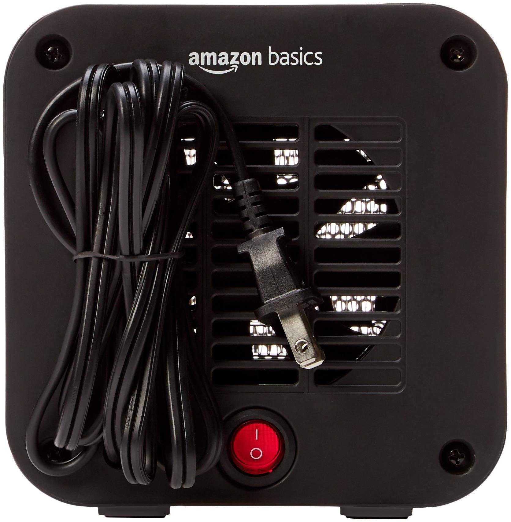AmazonBasics Carlo mini riscaldatore ceramica 500W nero