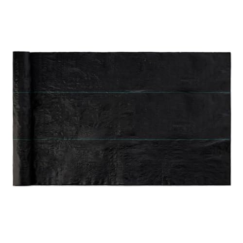 Amazon Basics Telo Pacciamatura Nero 0,9x15,2 m