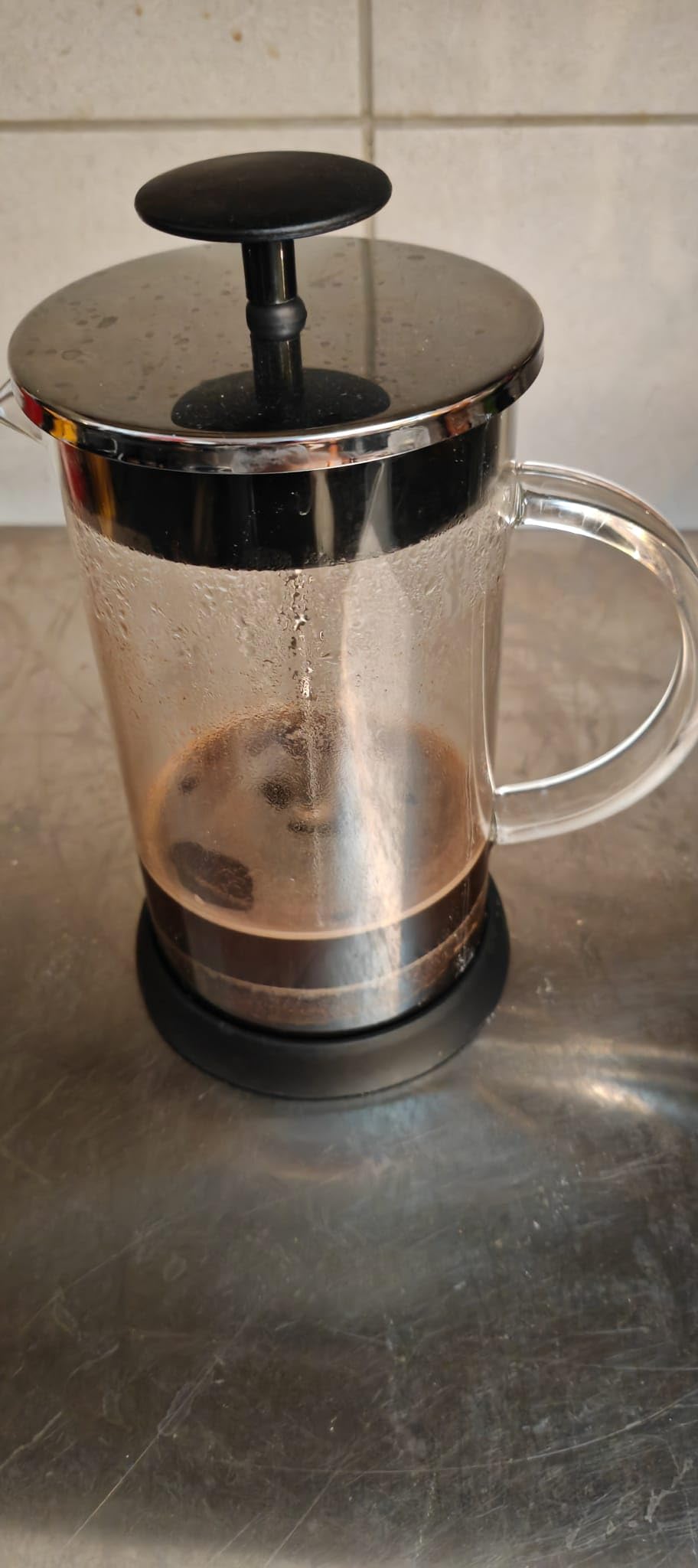 Amazon Basics caffettiera stantuffo vetro 1L 6 tazze