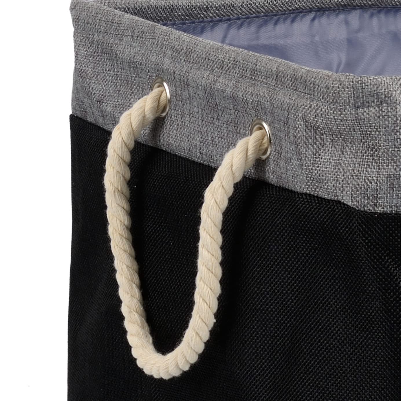 Amazon Basics cesto portabiancheria pieghevole 57L nero