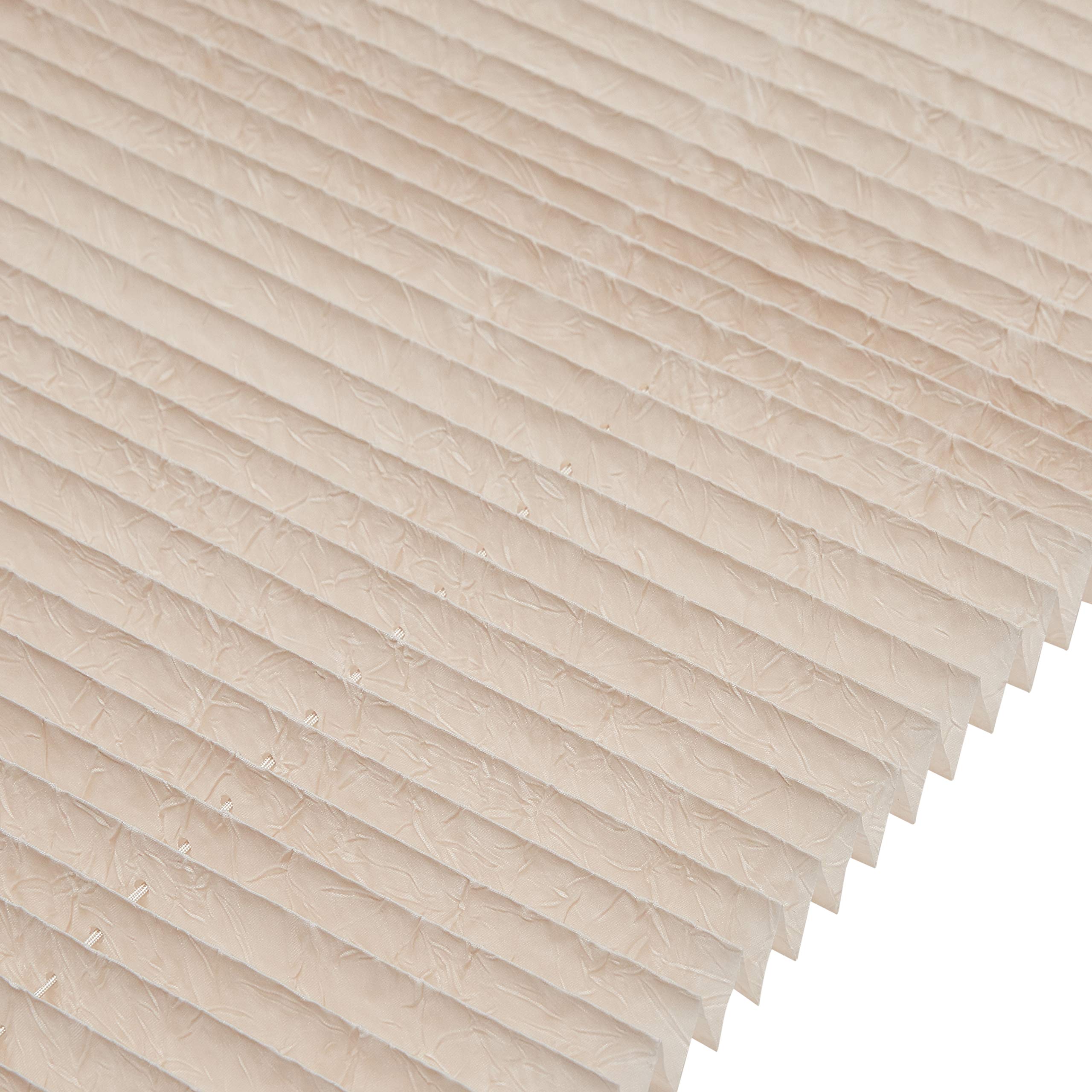 Amazon Basics Tenda Plissettata 70x130 cm Crema Senza Trapano
