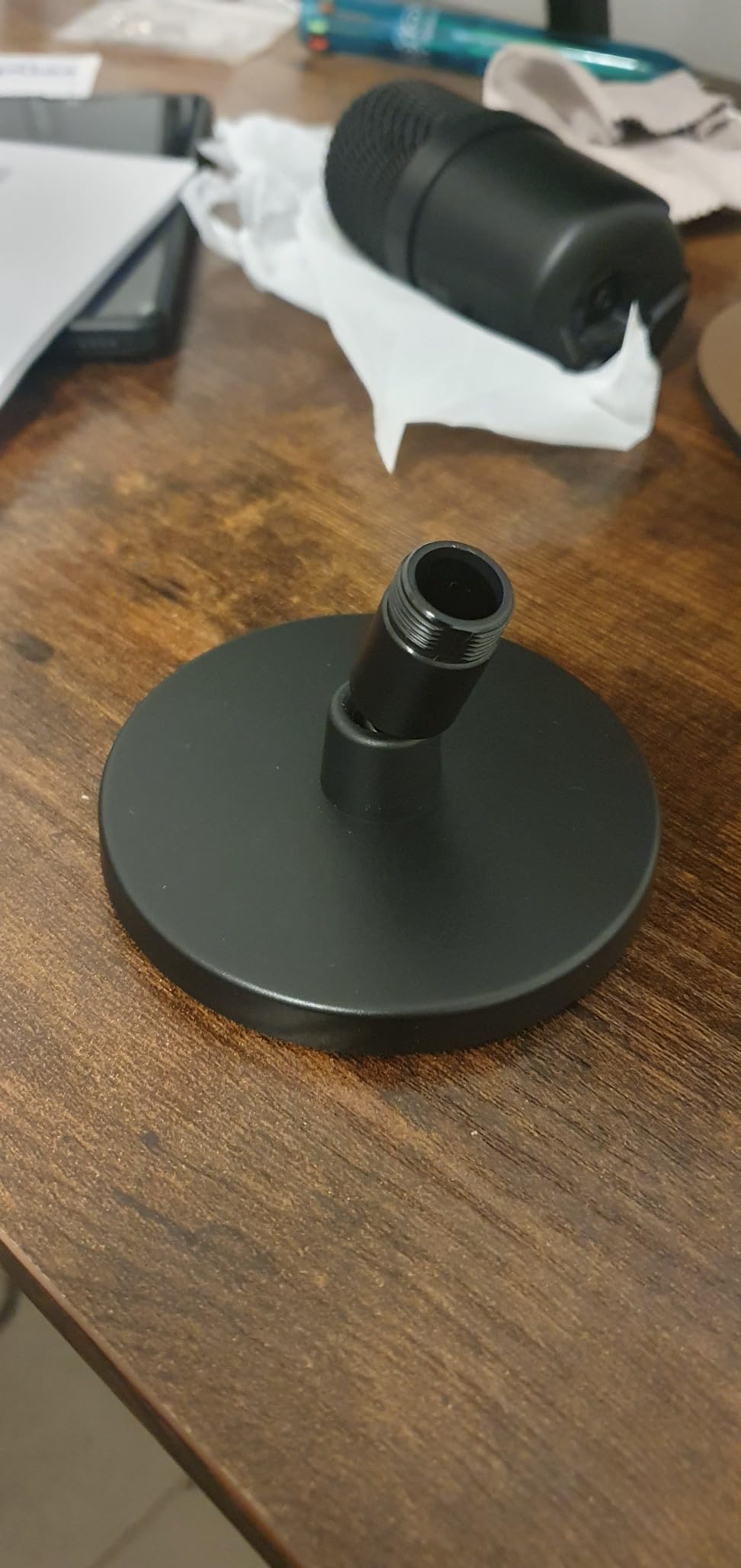 AmazonBasics Microfono USB a Condensatore Nero Cardioide