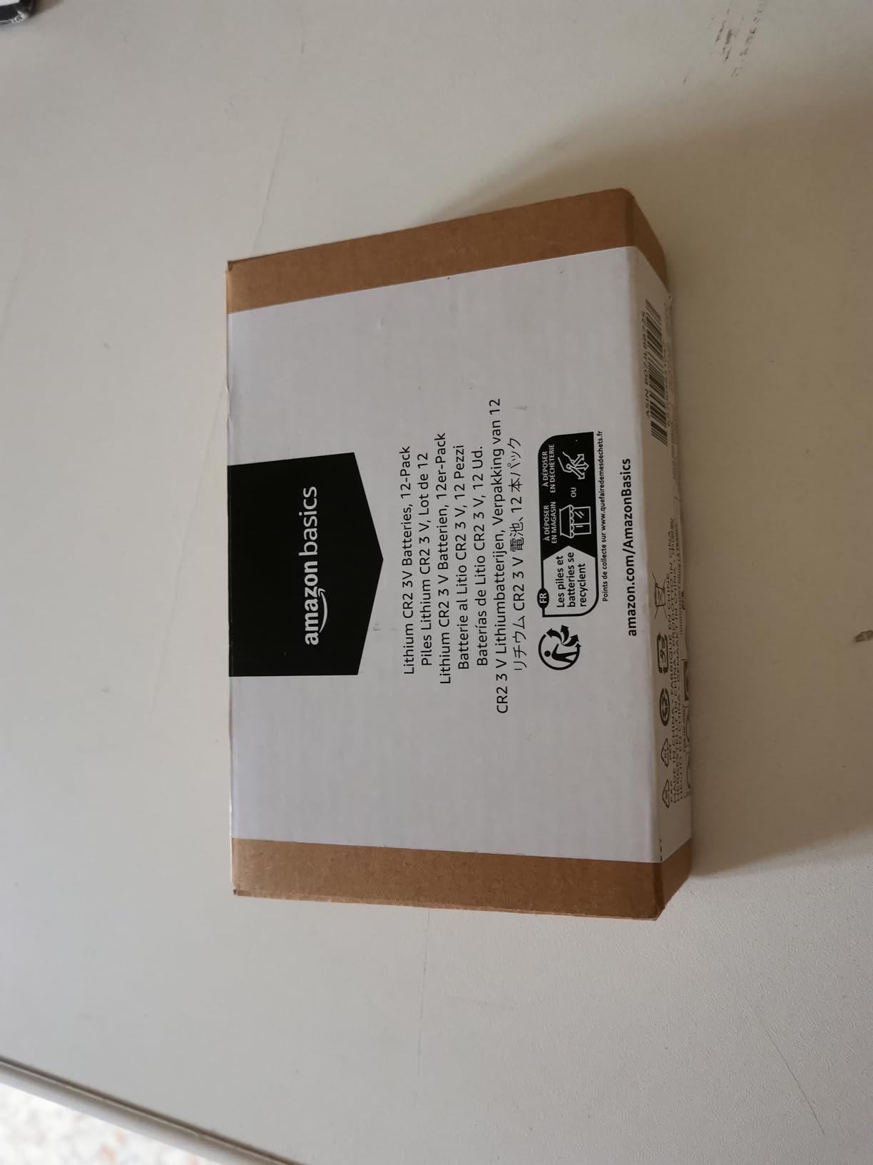 AmazonBasics batterie litio CR2 3V 4 pezzi lunga durata
