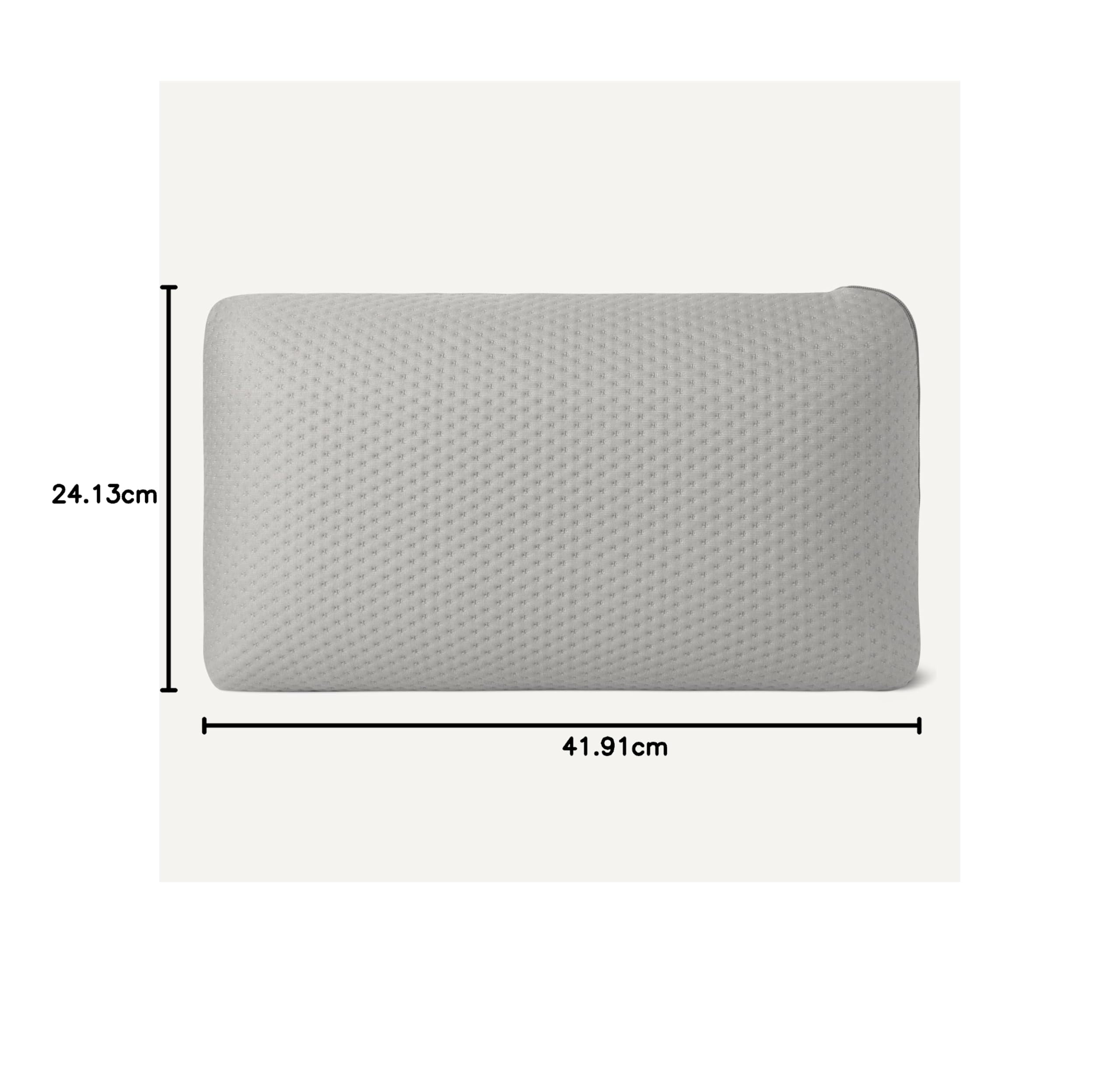 AmazonBasics Cuscino Campeggio 42x24x12 Grigio