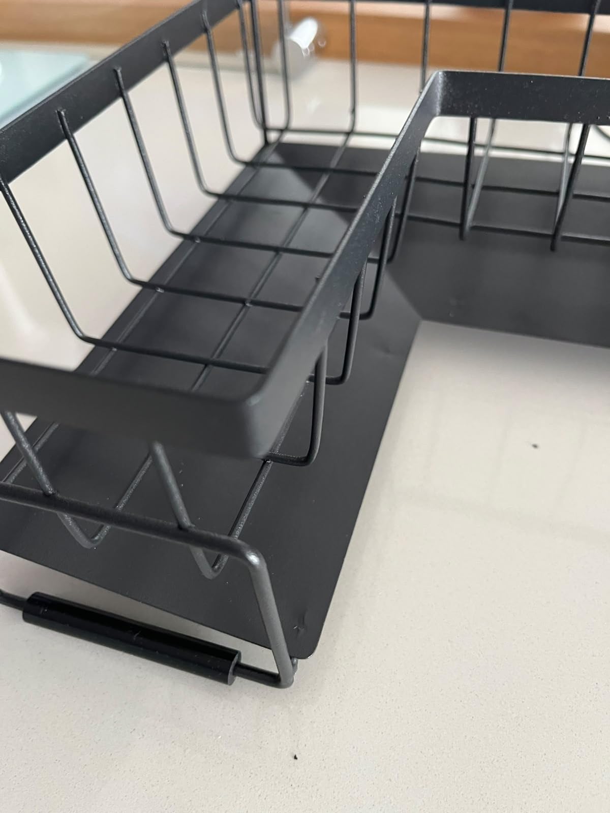 RealPlus organizer lavello a L metallo antiruggine 22,8 cm