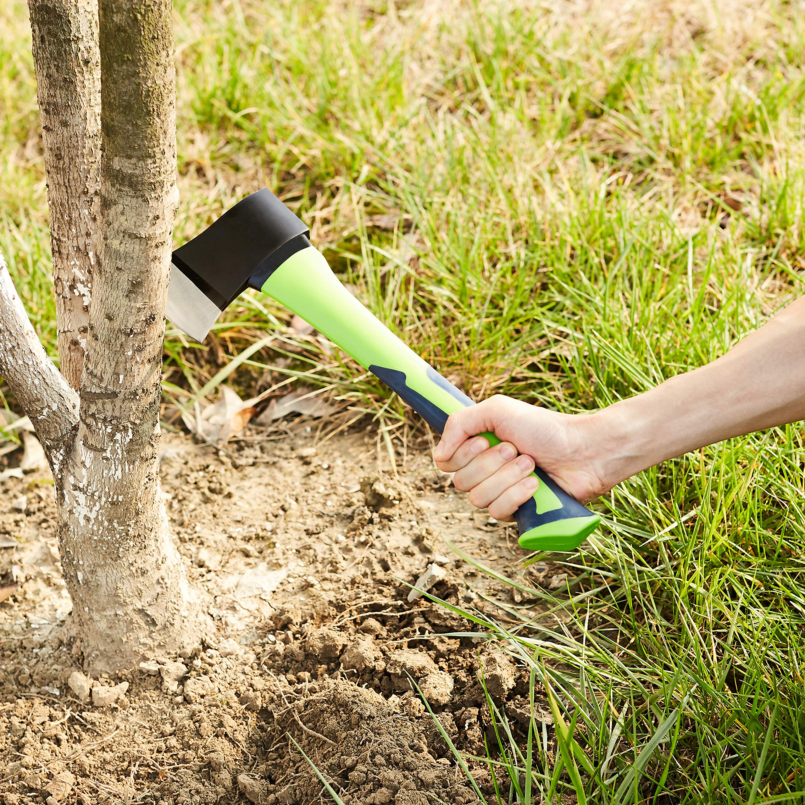 Amazon Basics accetta 36 cm da giardinaggio lama acciaio carbonio