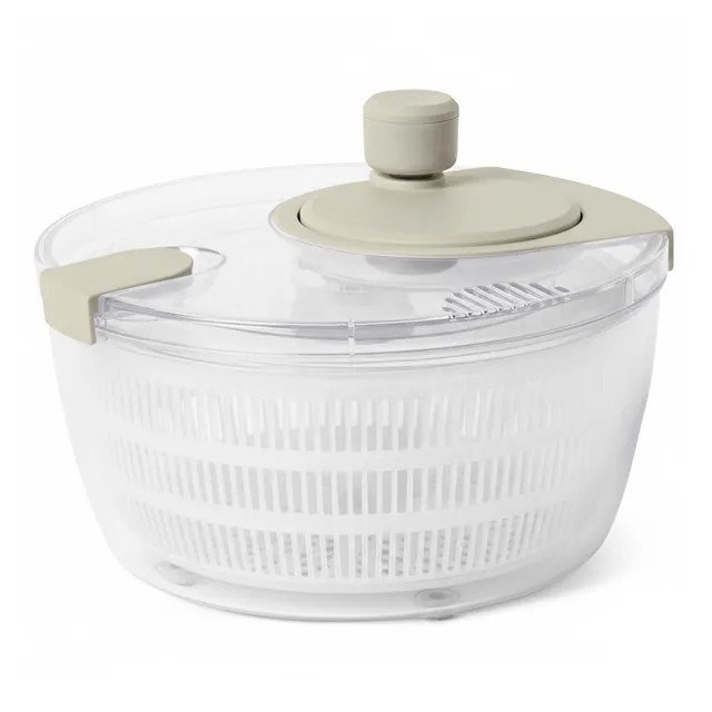 Amazon Basics centrifuga insalata 4L grigio lino senza BPA