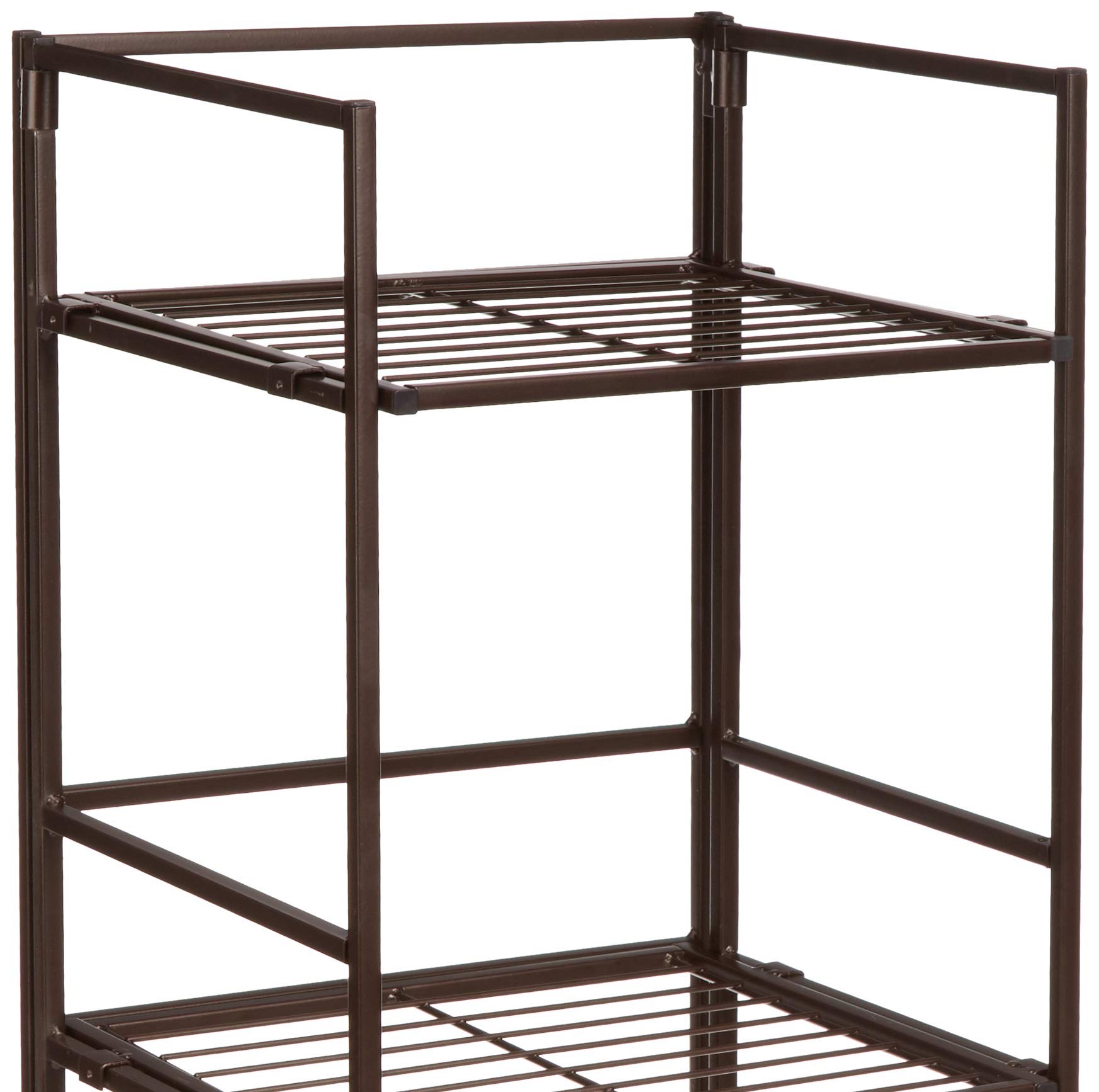 AmazonBasics Scaffale bagno 4 ripiani acciaio cromato