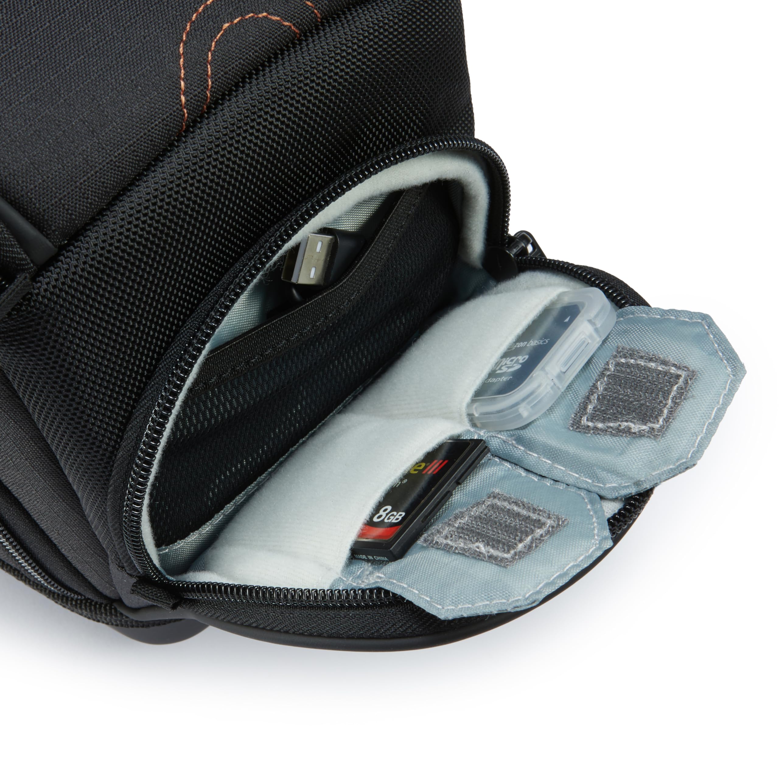 Amazon Basics Borsa Fotocamera SLR Fondina Nera Impermeabile