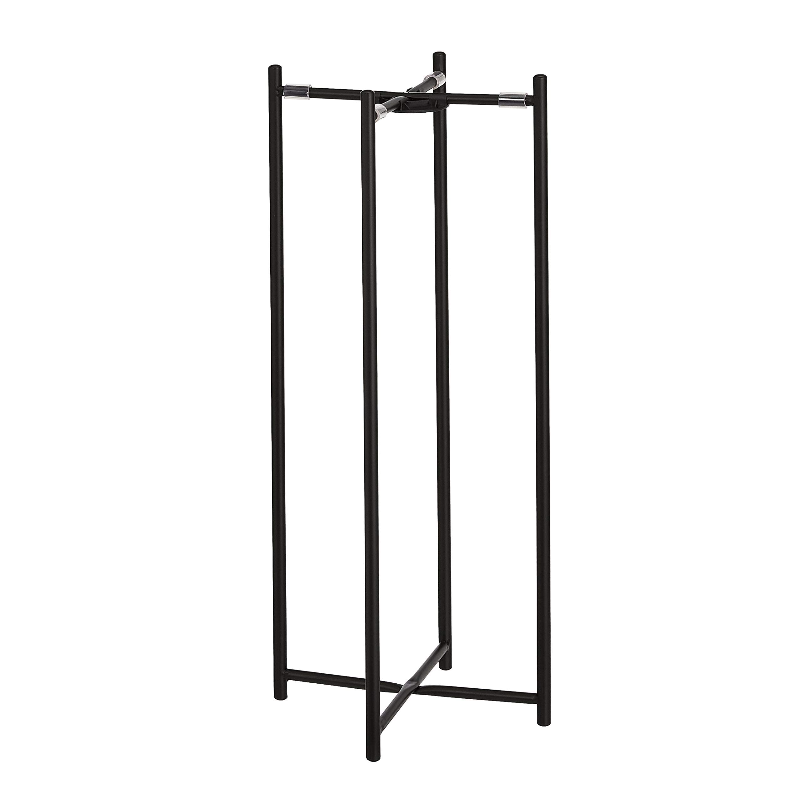 AmazonBasics mobile portapiante rotondo nero acciaio
