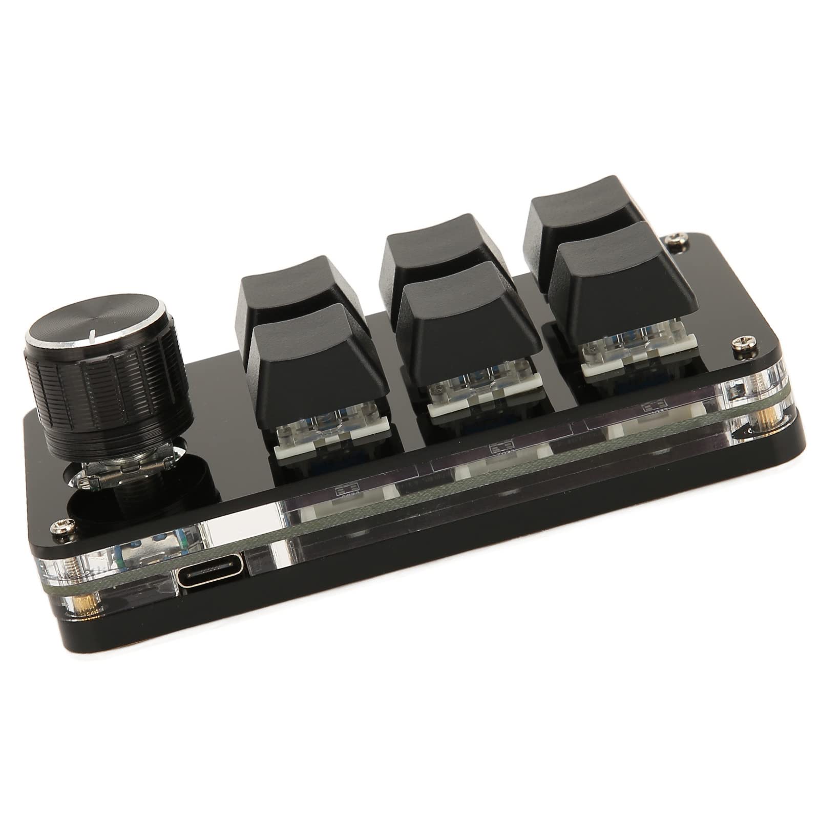 Elprico Tastierino Gaming 6 Tasti con Manopola Meccanico USB