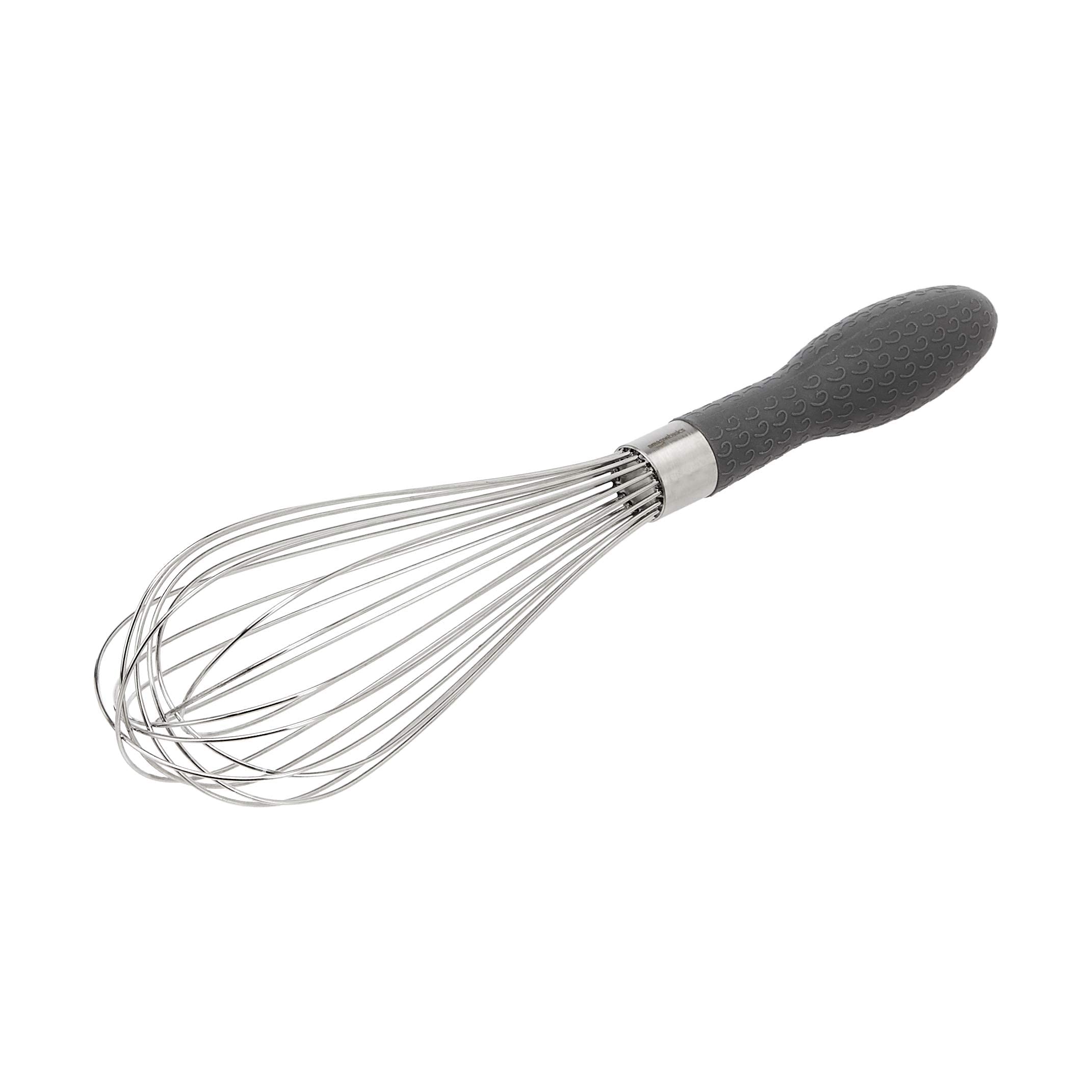 Amazon Basics Set 3 Fruste a Filo Acciaio Inox Grigio balloon