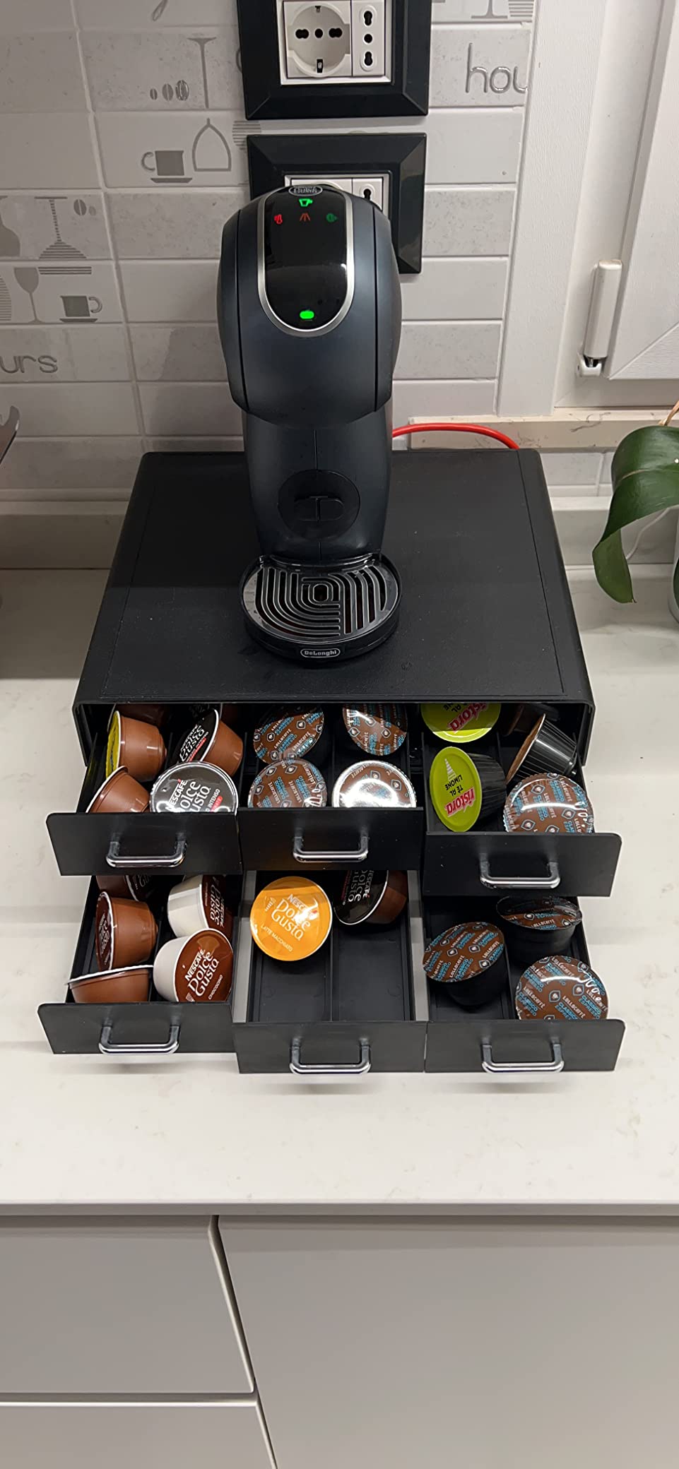 AmazonBasics cassetto capsule K-Cup 36 posti nero