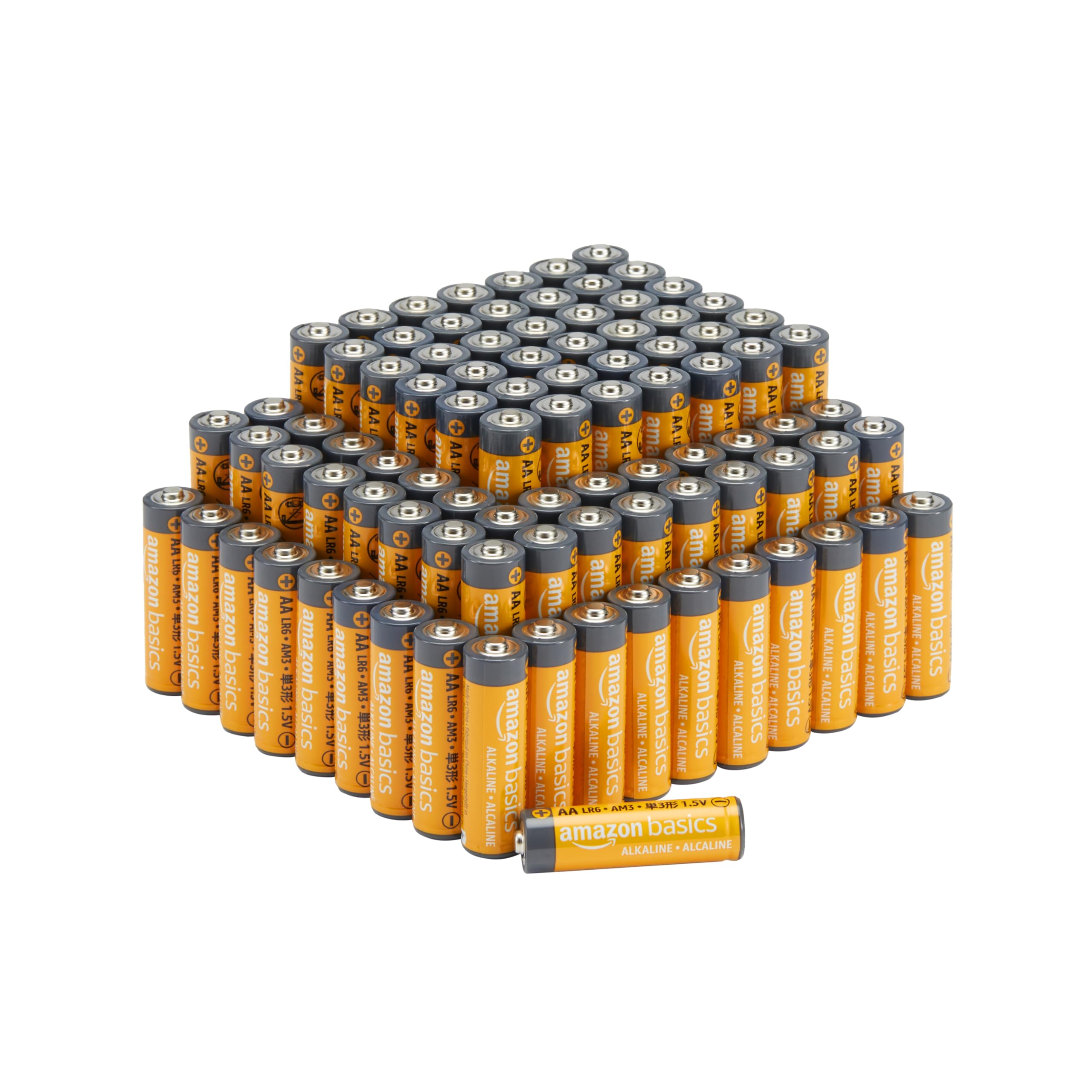Amazon Basics batterie alcaline AA 1,5V confezione da 48 lunga durata