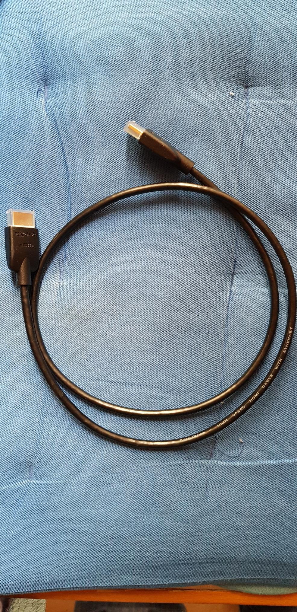 AmazonBasics Cavo HDMI Flessibile 0,3 m Nero 4K
