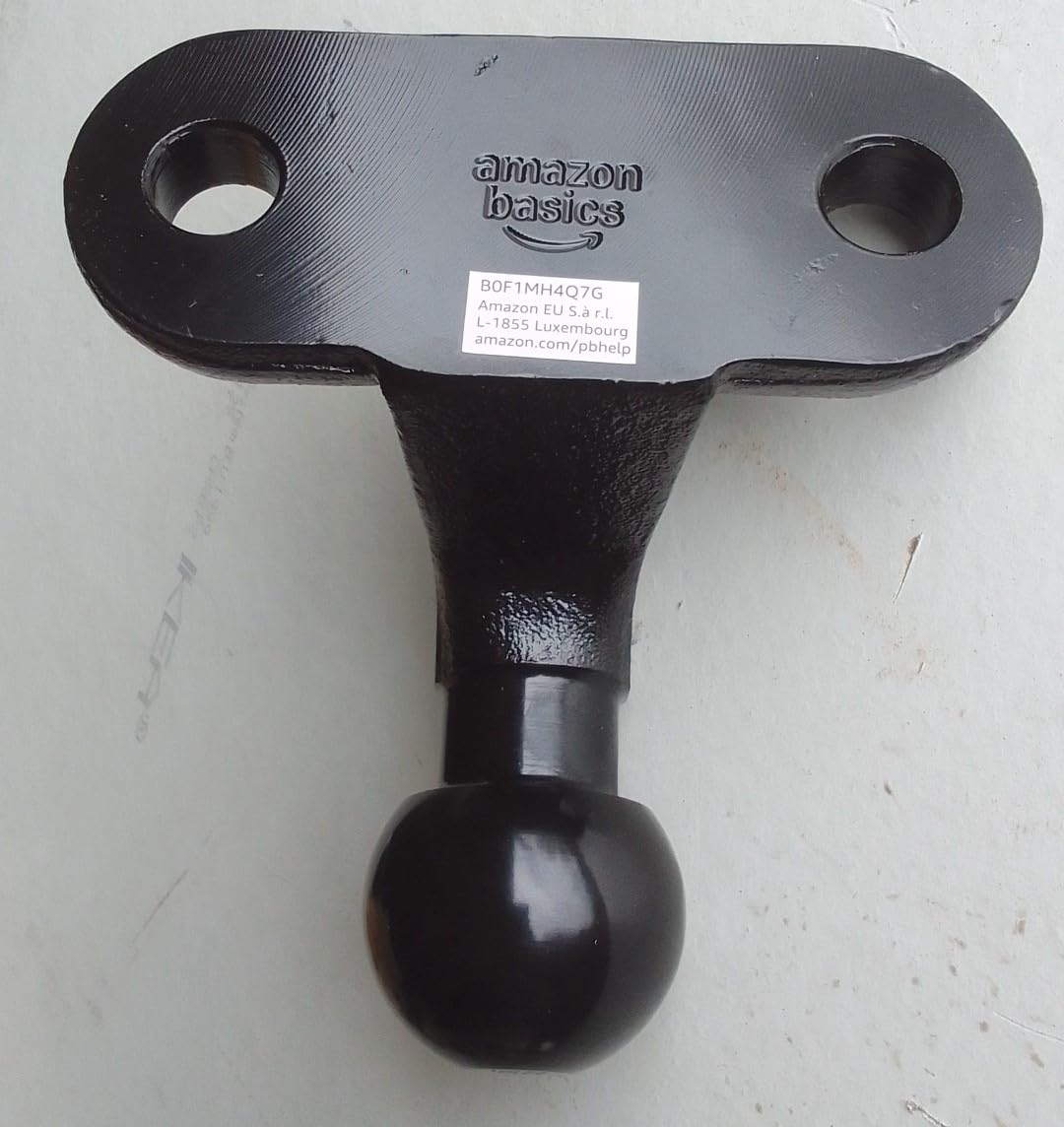 Amazon Basics Sfera Traino 50 mm Nera 3500 kg Acciaio