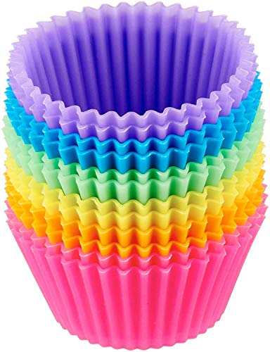 Amazon Basics pirottini in silicone 12 pezzi multicolore
