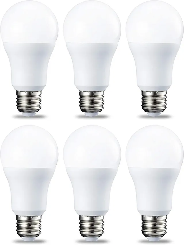 Amazon Basics Lampadine LED E27 10,5W luce calda 6 pz 1055lm