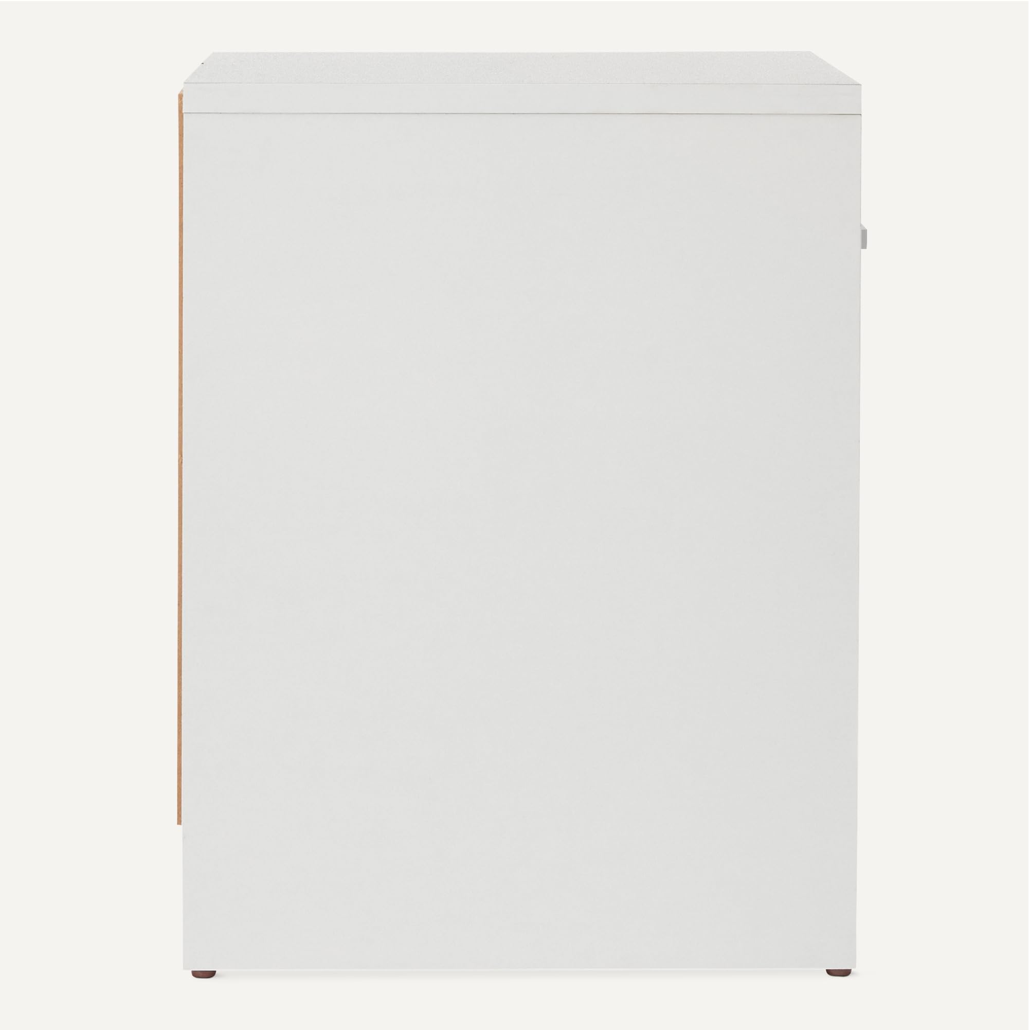 AmazonBasics Comodino 1 Cassetto Bianco 47x40x36cm legno
