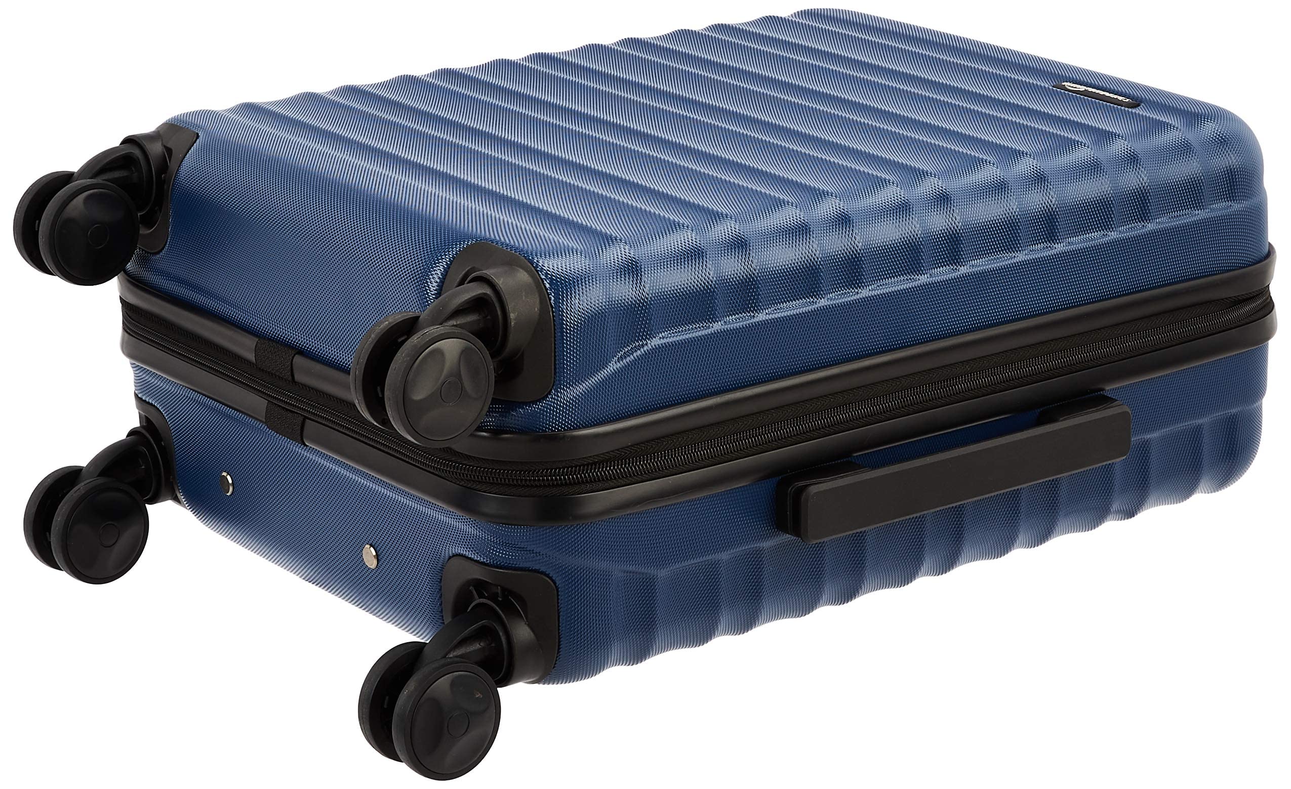 Amazon Basics Trolley Rigido Bagaglio a Mano 55 cm Blu Navy