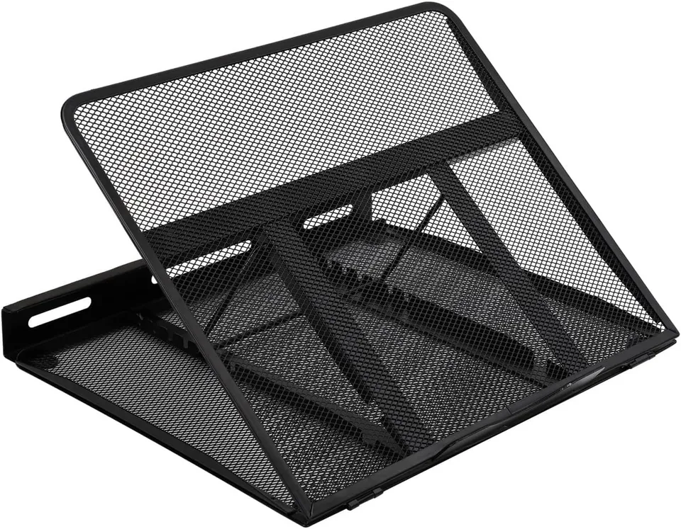 Amazon Basics Supporto Laptop 17,3 Pollici Nero 7 Livelli