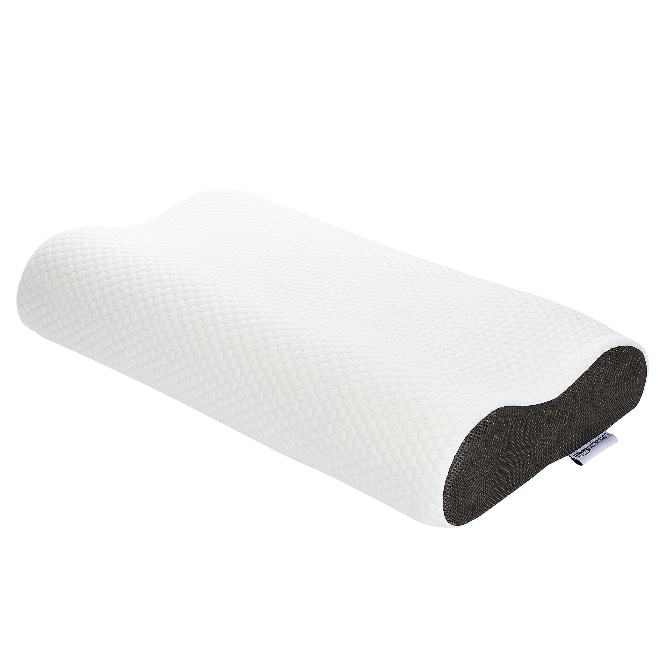 Amazon Basics Cuscino Memory Foam Cervicale 60x35 Regolabile