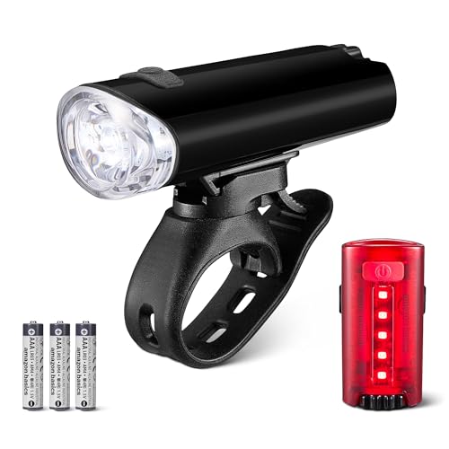 Amazon Basics luci bici LED anteriore posteriore impermeabili