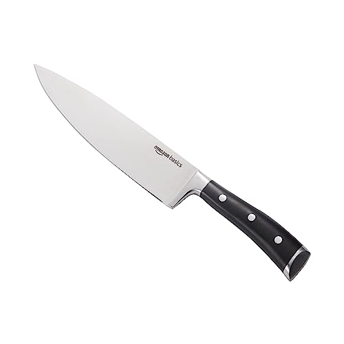 Amazon Basics coltello da chef 20 cm 8 pollici tre rivetti