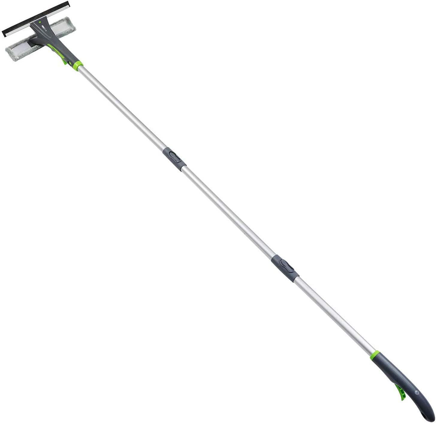 AmazonBasics Tergivetro Vetri con Spray Grigio Telescopico