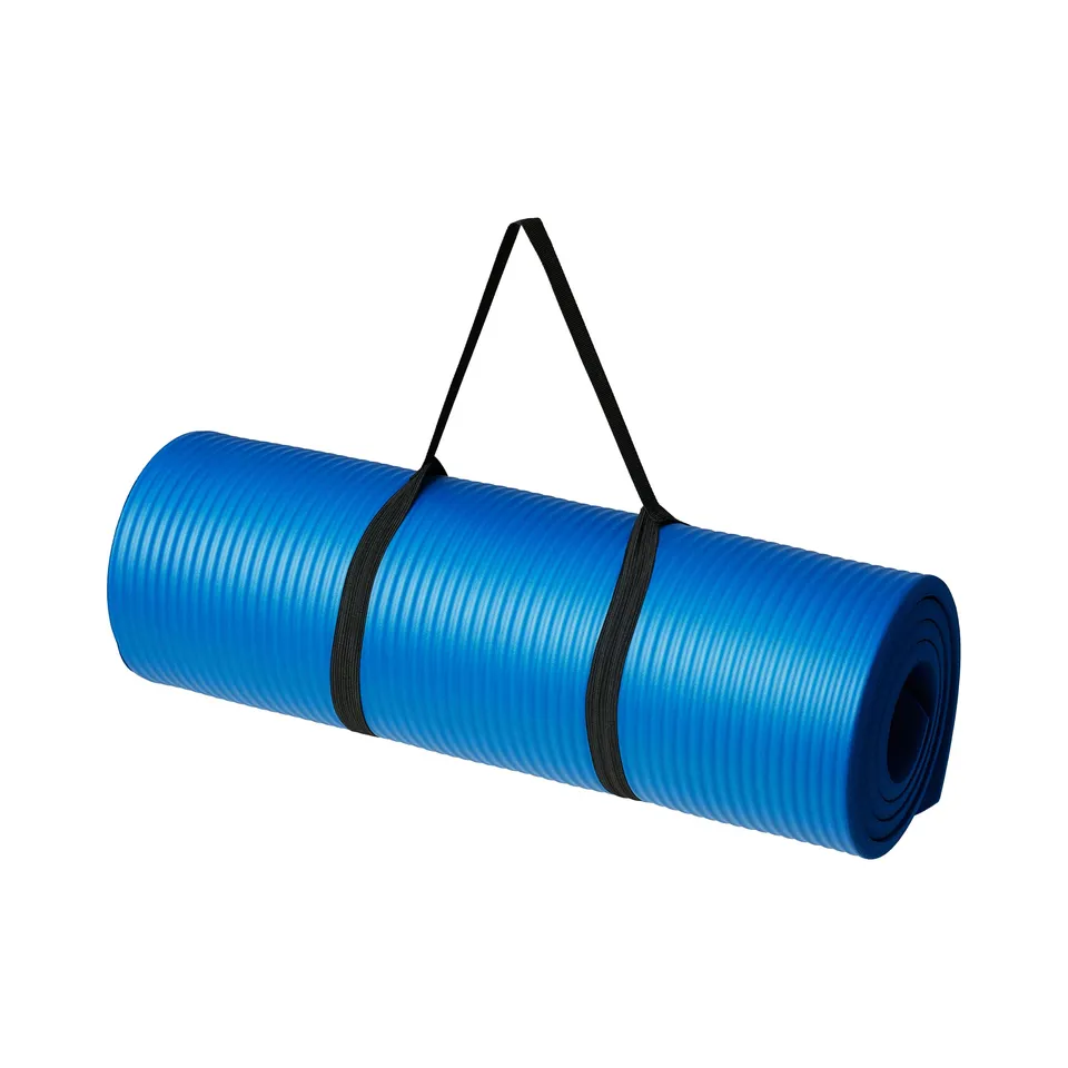AmazonBasics Tappetino Yoga Blu Extra Spesso 188 cm