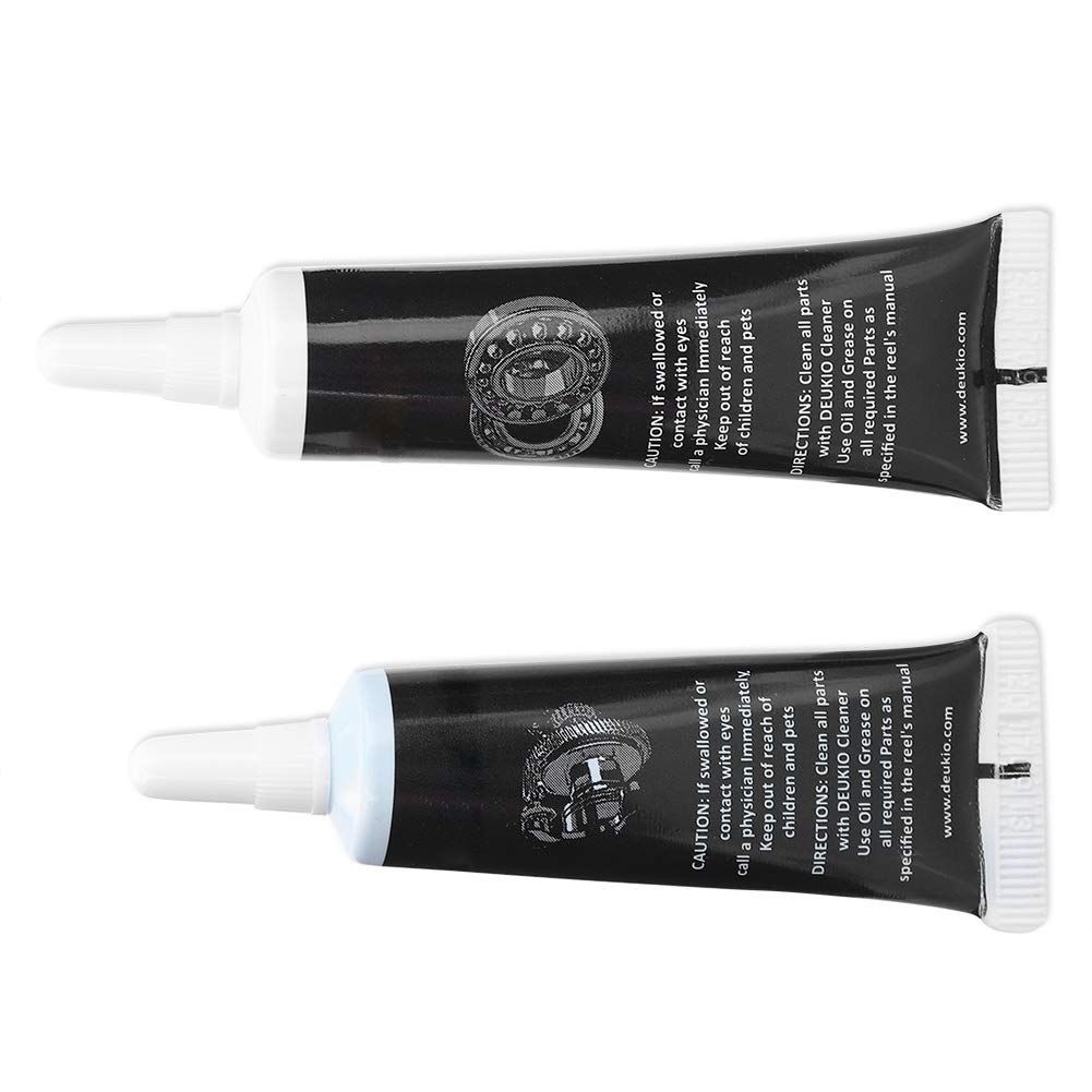 Elprico kit grasso e olio per mulinello pesca 14,8 ml nero