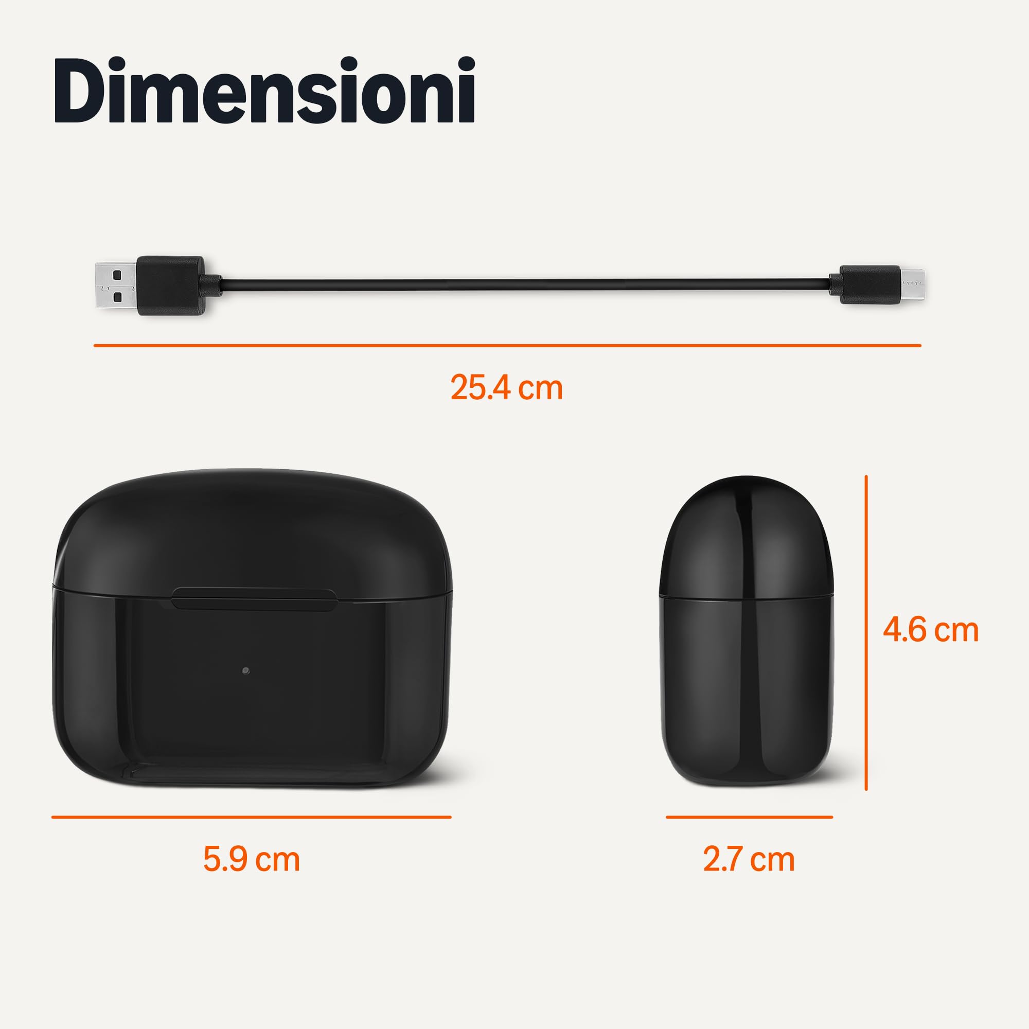 Amazon Basics Bluetooth 5.4 cuffie wireless nero 28 ore IPX4