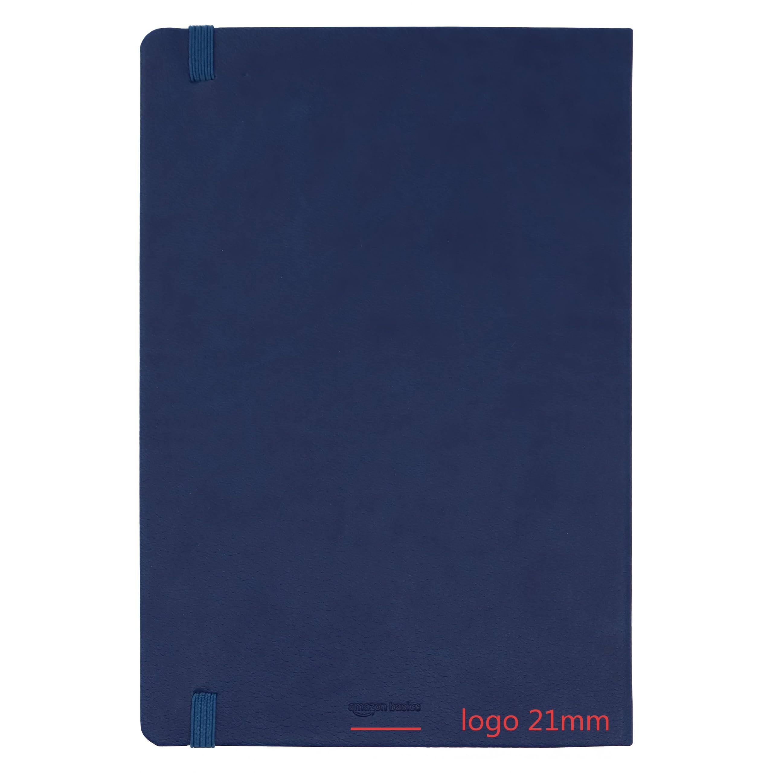AmazonBasics Taccuino A righe A5 Blu Navy 240 Pagine