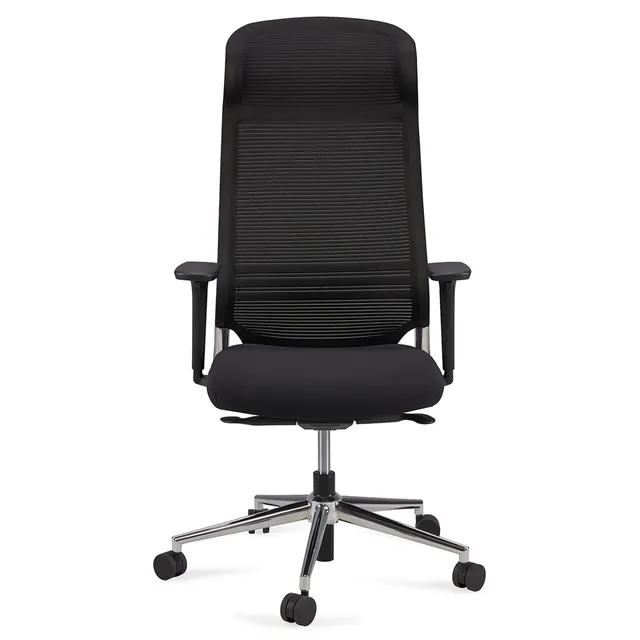 Amazon Basics Sedia Ufficio Ergonomica Nera Schienale Alto in Rete