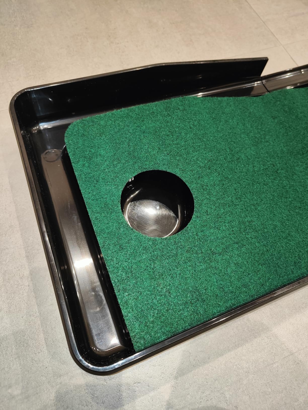 AmazonBasics Tappetino Putting Ritorno Automatico Verde