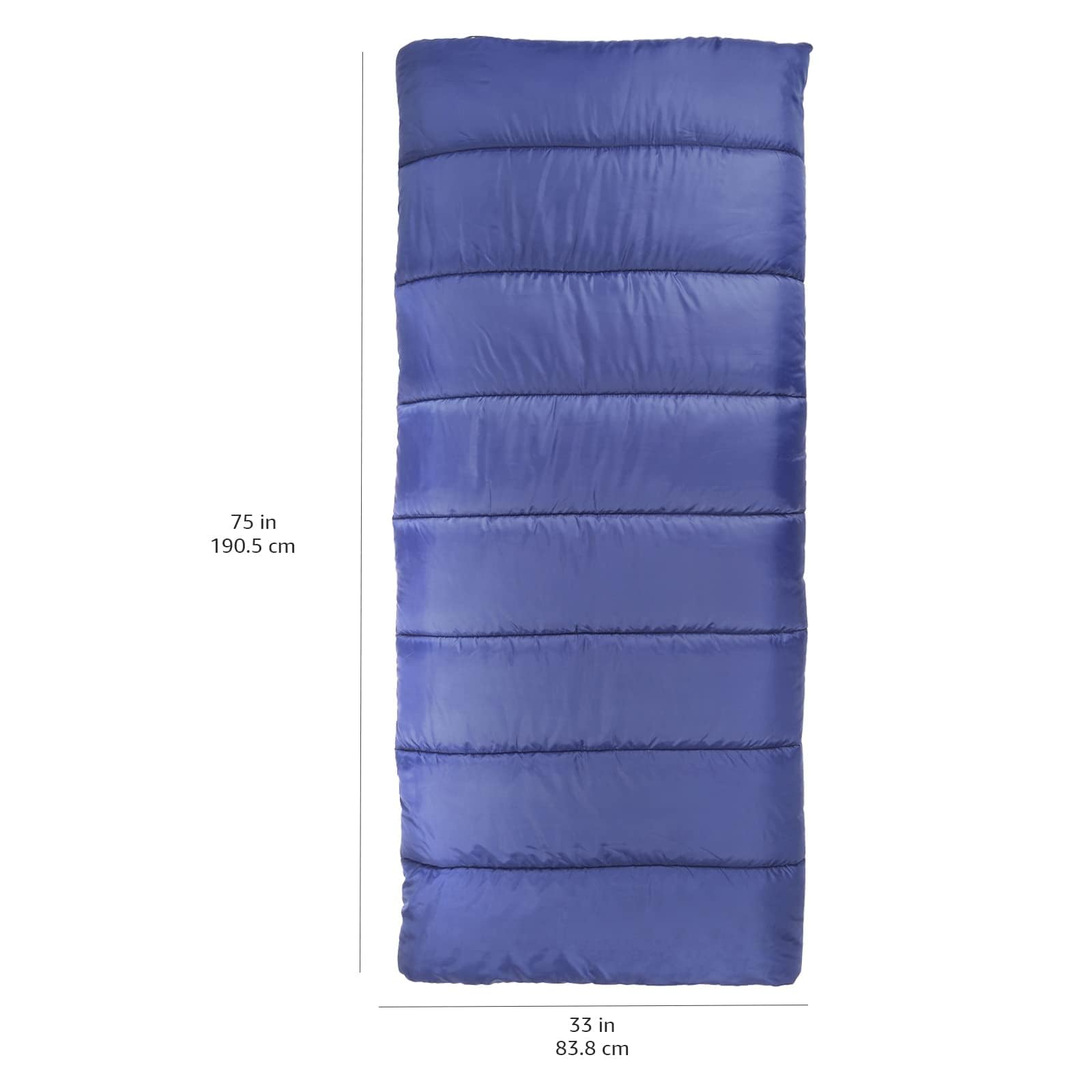 Amazon Basics sacco a pelo 4 stagioni blu 190 cm