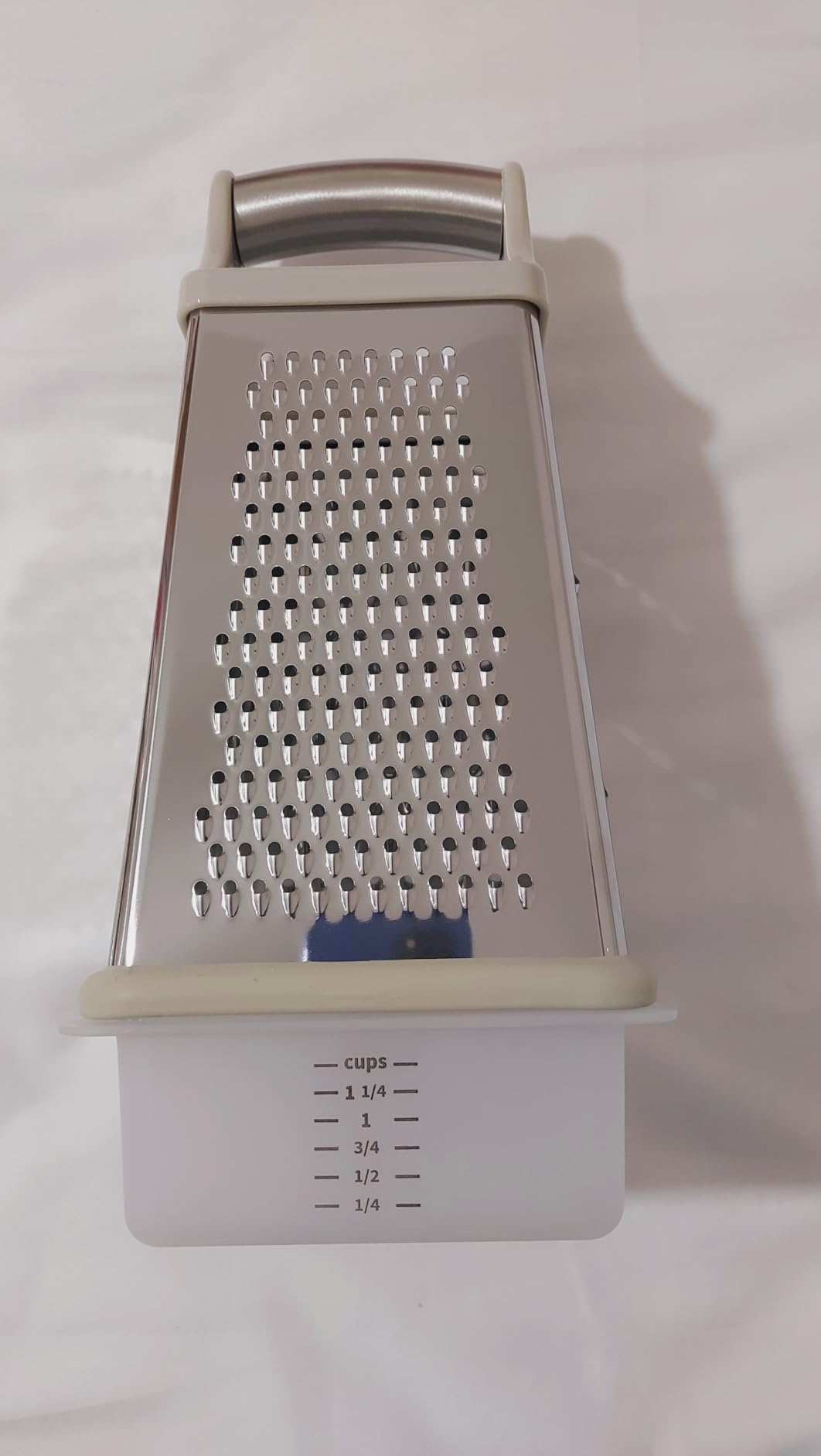 Amazon Basics grattugia formaggio 4 lati acciaio inox
