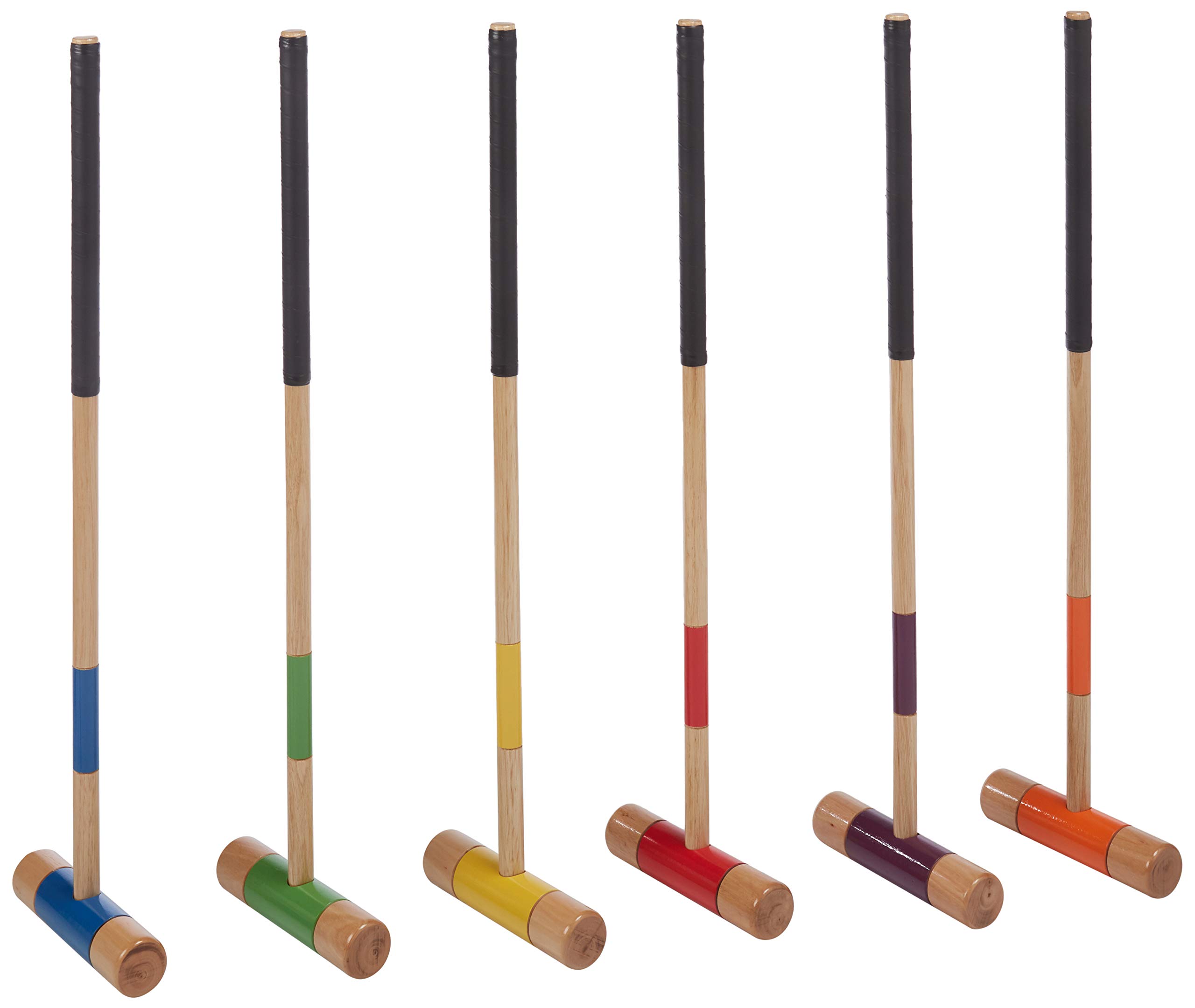 Amazon Basics set croquet 6 giocatori legno con borsa