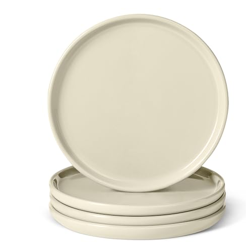 Amazon Basics Piatti antipasto gres 17 cm set 4 avorio