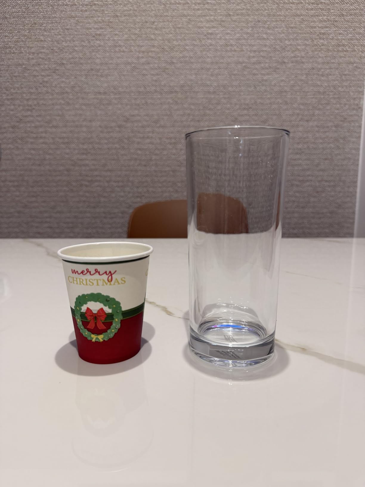 Amazon Basics bicchieri pinta vetro 473ml set 6 pezzi spesso