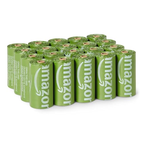 Amazon Basics Sacchetti Cane 300 Pezzi Riciclati Inodori