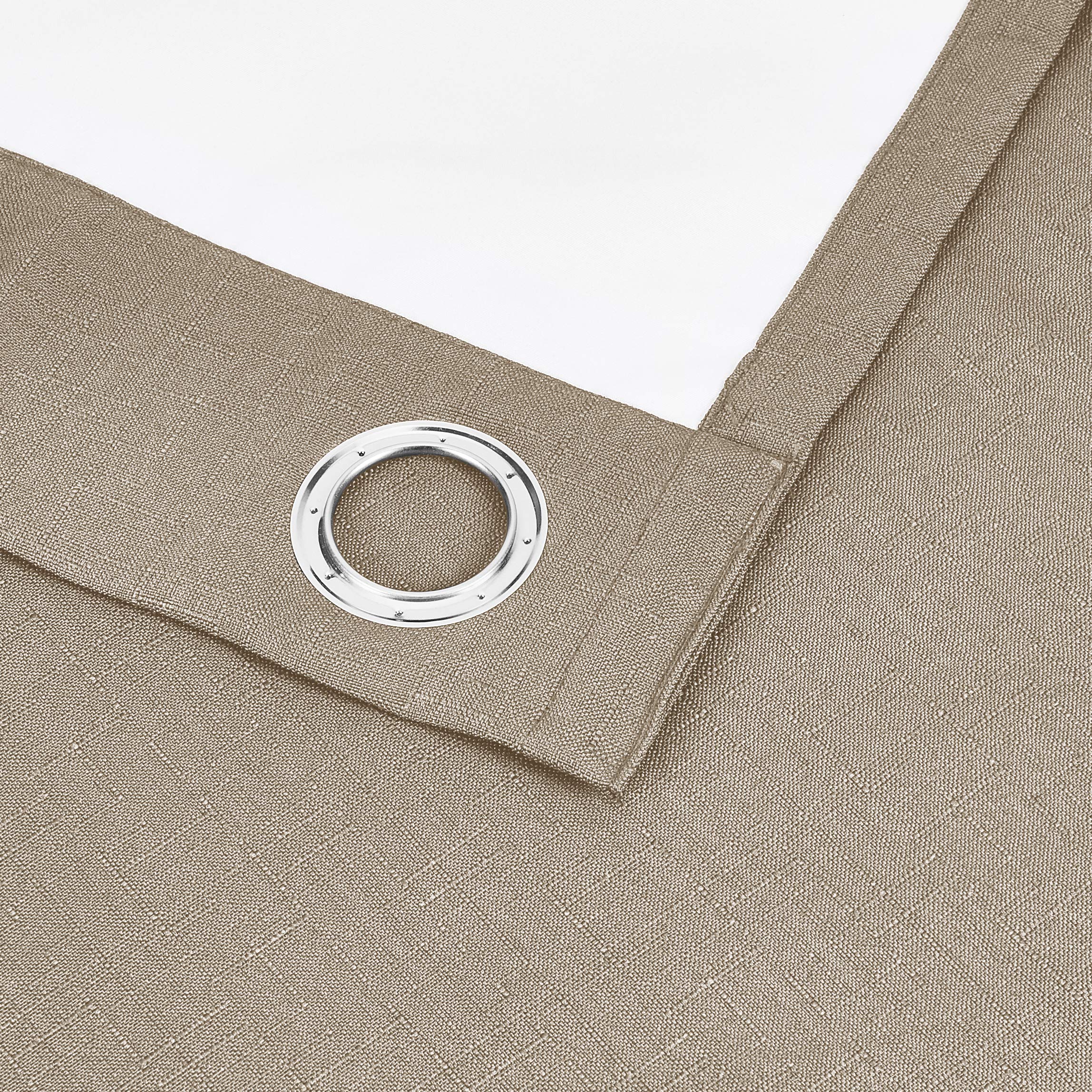 Amazon Basics Mabry 52x95 tende oscuranti beige 2 pezzi blackout