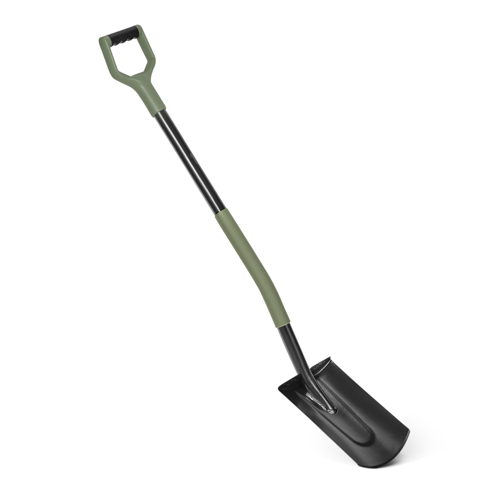 Amazon Basics pala da giardinaggio piatta 47 pollici acciaio nera