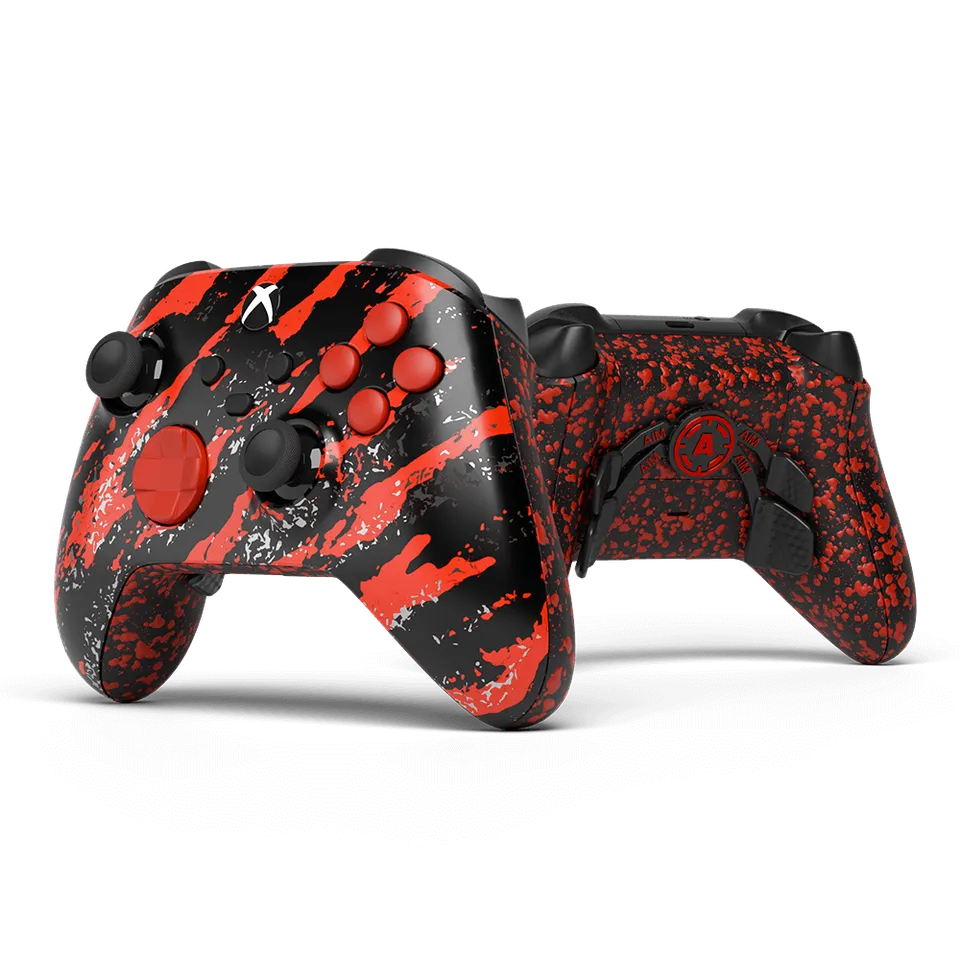 Aim Camo Red controller Xbox Series X mimetico