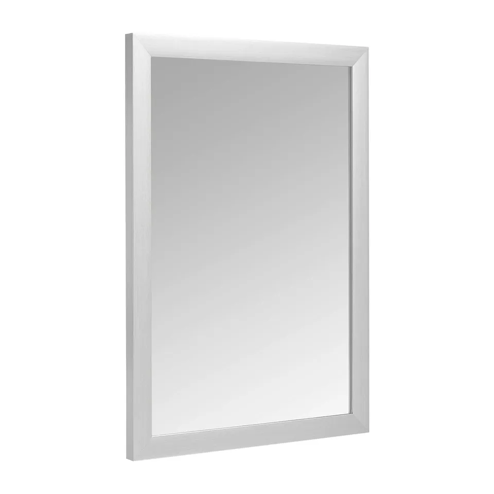 AmazonBasics Specchio parete rettangolare nichel 51x71