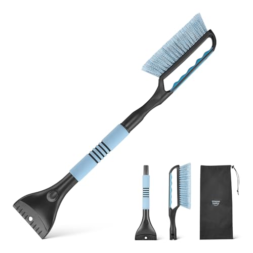 Amazon Basics Spazzola Neve con Raschietto 66,5 cm