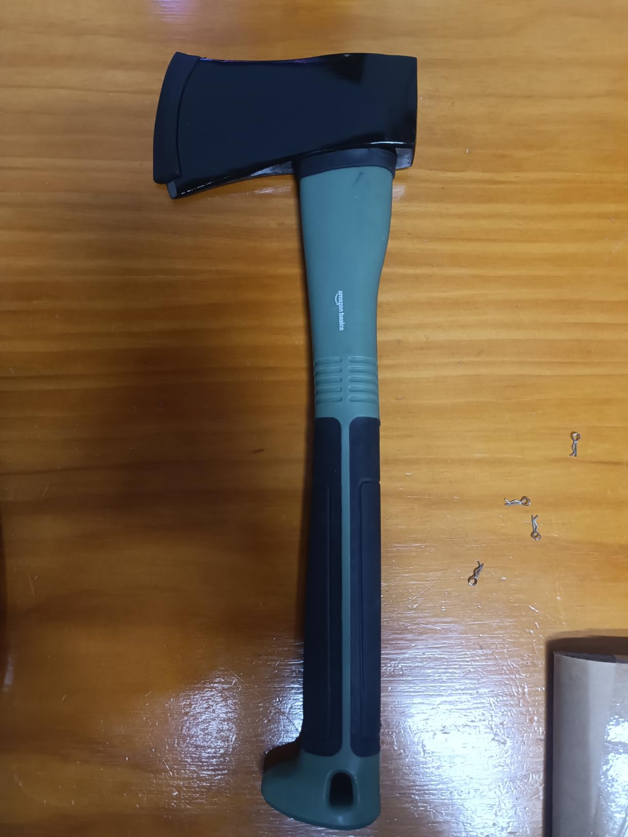 Amazon Basics Ascia Spaccalegna 90 cm Acciaio Nera