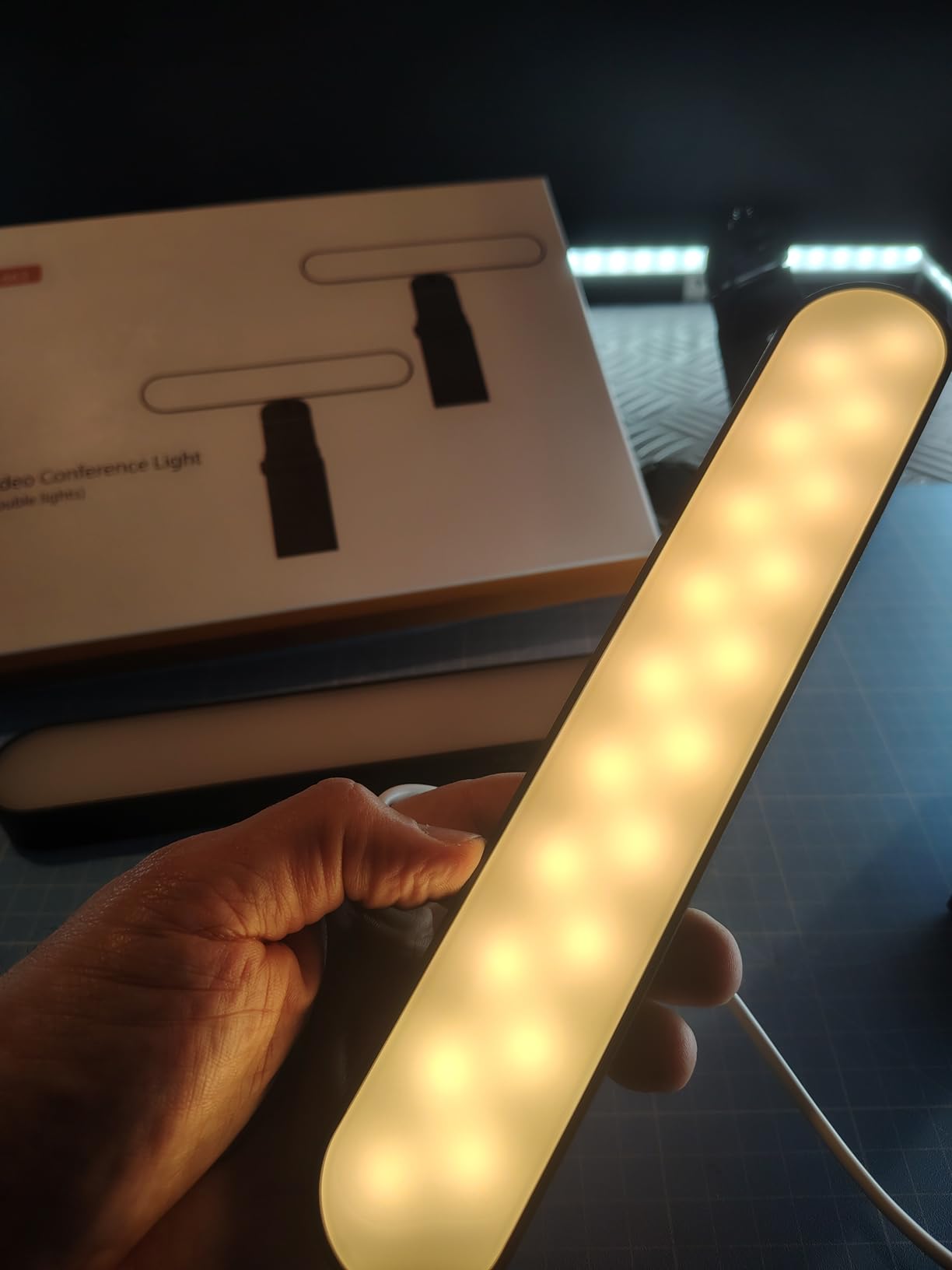 RealPlus luce video LED con supporto 1 pezzo luce morbida