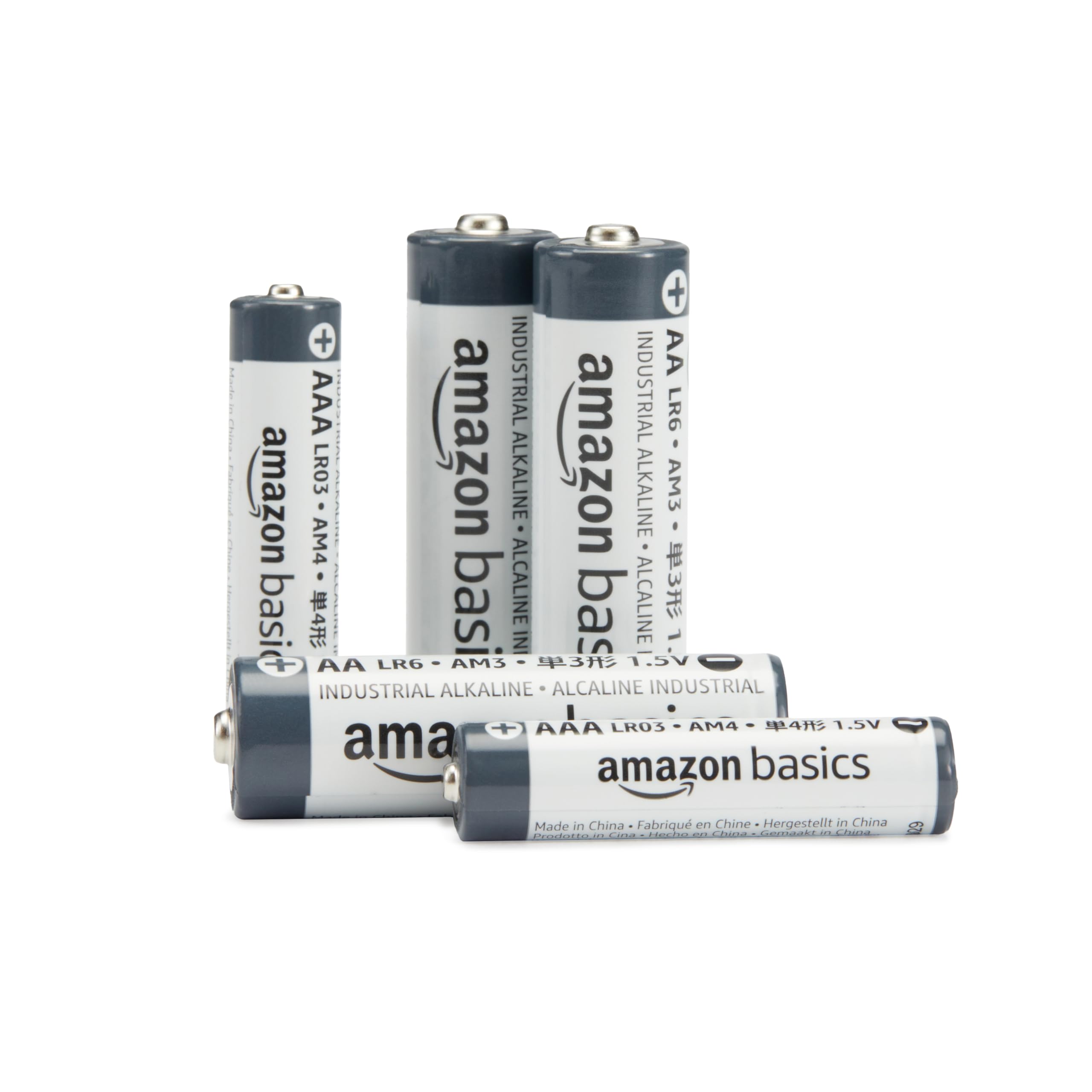 Amazon Basics Batterie Alcaline AAA 300 Pezzi Industriali