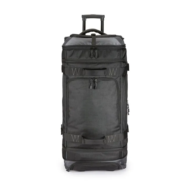Amazon Basics Borsone con Ruote Medio 105L trolley nero